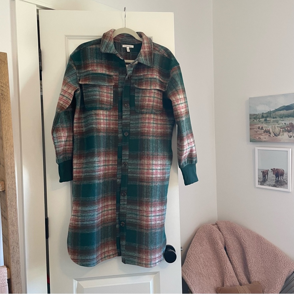 Maurices Multicolor Plaid Shacket